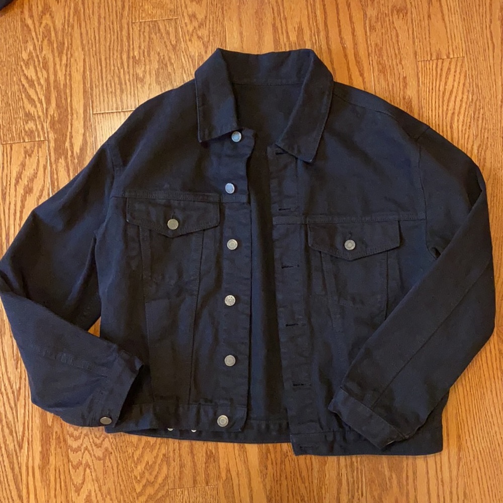 John Galt California Black Jean Jacket